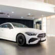 2024 Mercedes-Benz CLE300 4Matic Coupé in Malaysia – 259 PS/400 Nm MHEV, rear-wheel steer; RM519k