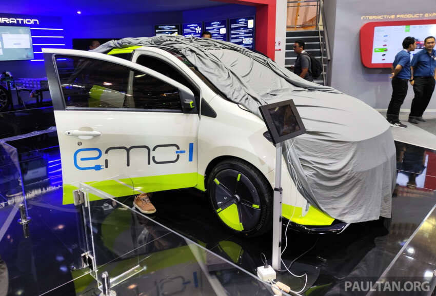 Perodua emo-1 EV concept – all-electric Myvi study with 68 PS/220 Nm, 55.7 kWh battery, 350 km range 1766261