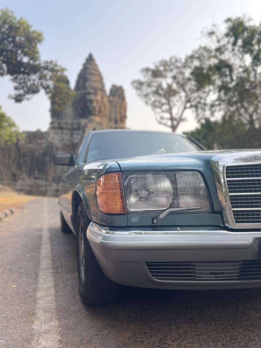 Kembara 5,000 km Tim Walkowiak dari Singapura ke Kemboja dengan Mercedes-Benz W126 500 SEL 1762655