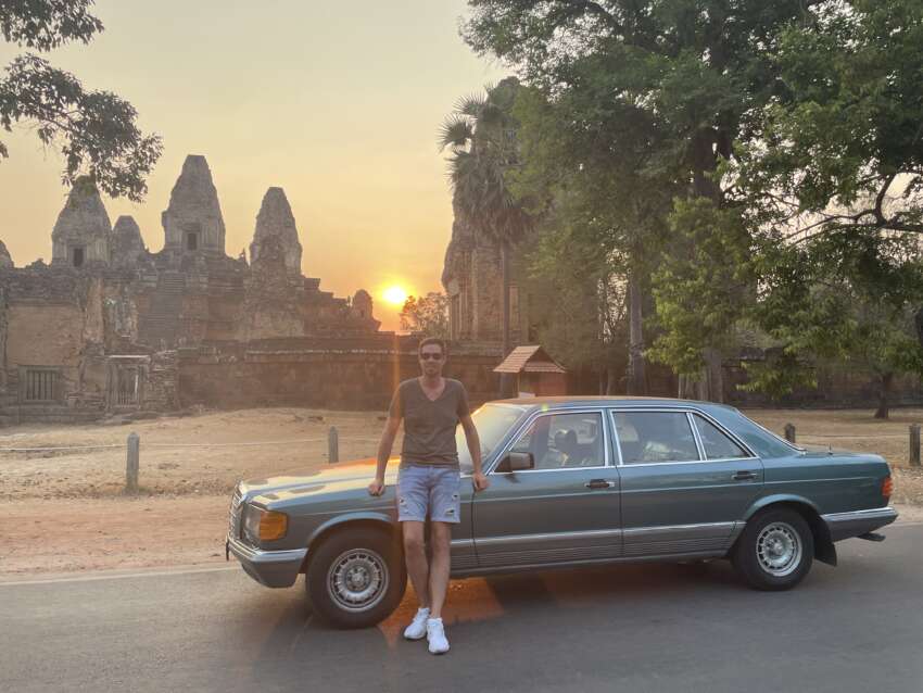 Kembara 5,000 km Tim Walkowiak dari Singapura ke Kemboja dengan Mercedes-Benz W126 500 SEL 1762661