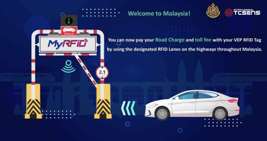 Singaporean cars entering Malaysia required to get VEP RFID from Oct 1 – RM10 tag for RC, toll payments 1771290