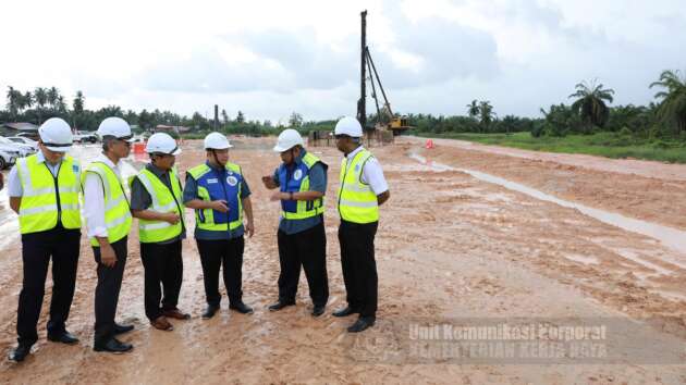 West Coast Expressway – Section 7 Tanjong Karang-Assam Jawa 71% completed, ready by March 2026