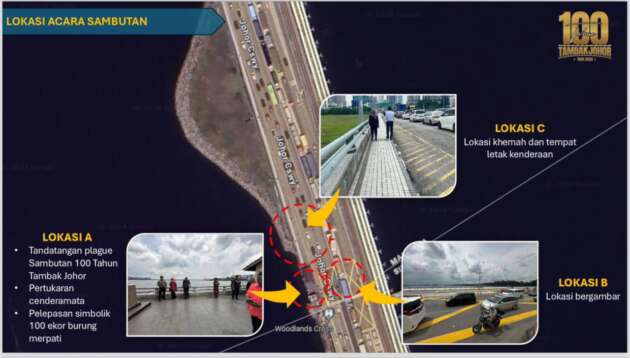 Sambutan 100 tahun Tambak Johor – trafik dijangka sesak pagi esok, MB nasihat rancang perjalanan