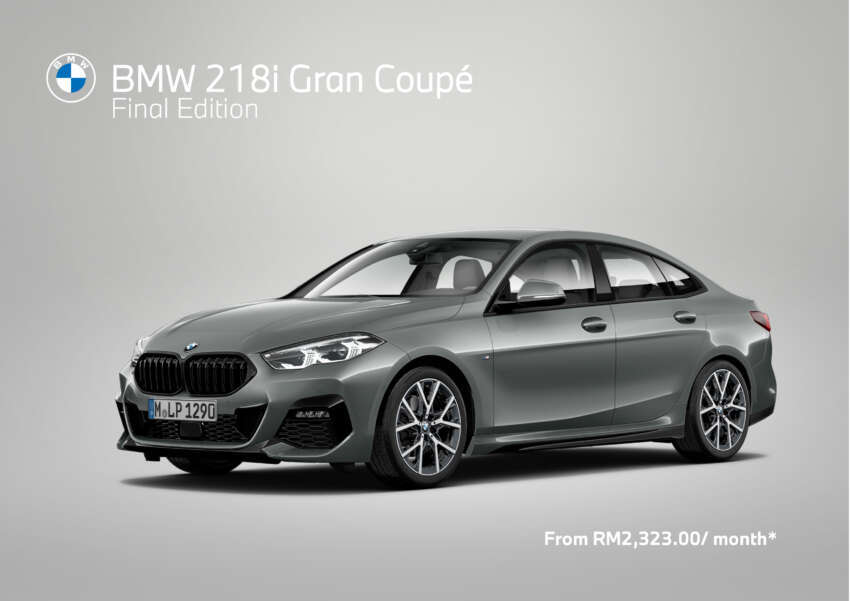 BMW 218i Gran Coupe Final Edition 2024 diperkenal di Malaysia — kemasan hitam, rim baru; dari RM224k 1775301