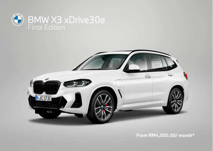BMW X3 Final Edition 2024 diperkenal di M’sia — ACC; sDrive20i dari RM312k, xDrive30e dari RM358k 1775566