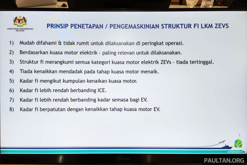 Struktur cukai jalan baharu bagi EV di M’sia bermula 2026 – lebih murah dari ICE; serendah RM40 setahun 1773630
