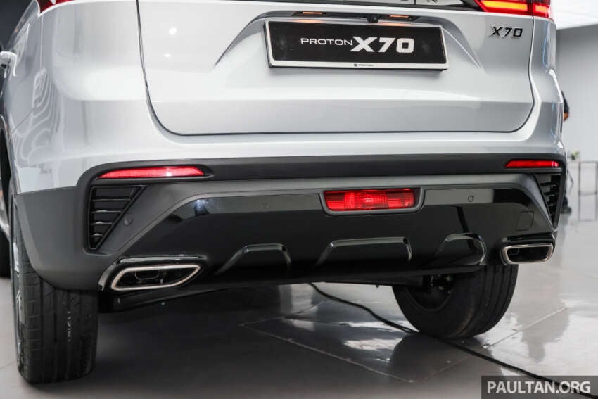 Proton X70 2025 — empat varian, rekaan bampar baru,  IHU 12.3-inci, Apple CarPlay dan Android Auto 1782486