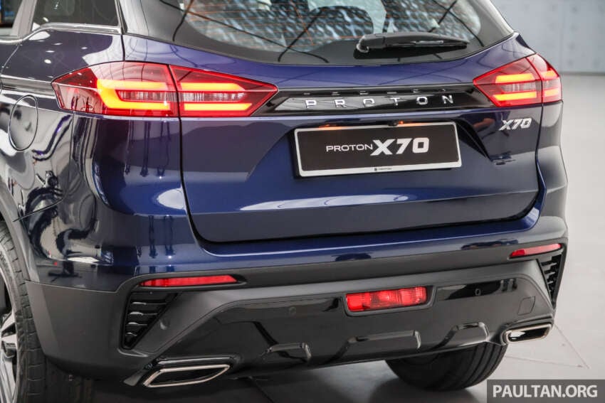 Proton X70 2025 — empat varian, rekaan bampar baru,  IHU 12.3-inci, Apple CarPlay dan Android Auto 1782599