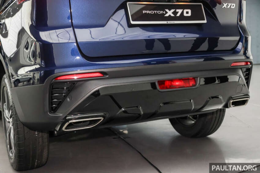 Proton X70 2025 — empat varian, rekaan bampar baru,  IHU 12.3-inci, Apple CarPlay dan Android Auto 1782605