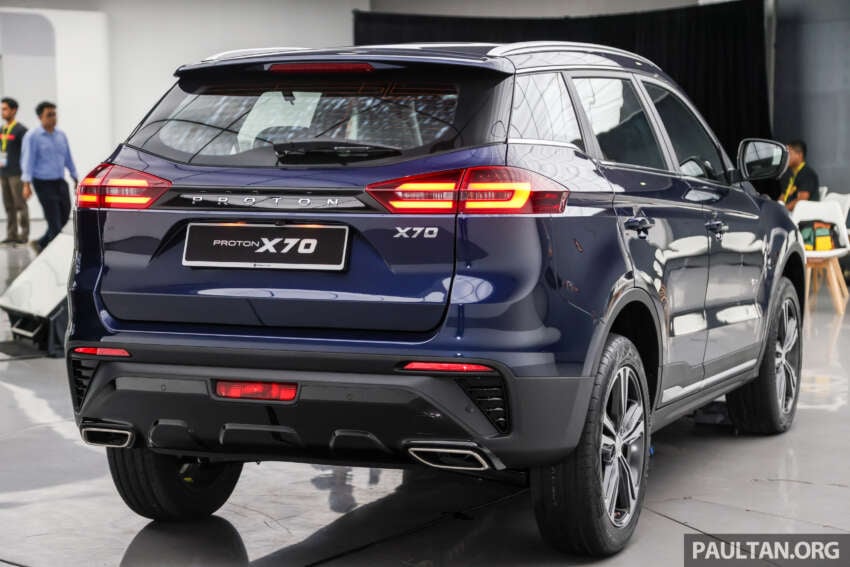 Proton X70 2025 — empat varian, rekaan bampar baru,  IHU 12.3-inci, Apple CarPlay dan Android Auto 1782573