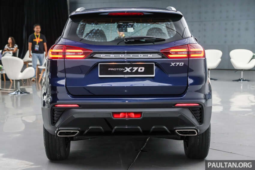 Proton X70 2025 — empat varian, rekaan bampar baru,  IHU 12.3-inci, Apple CarPlay dan Android Auto 1782577