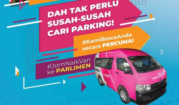Rapid KL's 'Bas Parlimen' is back - free van service from KL Sentral, Taman Botani car park, 24 June - 18 July