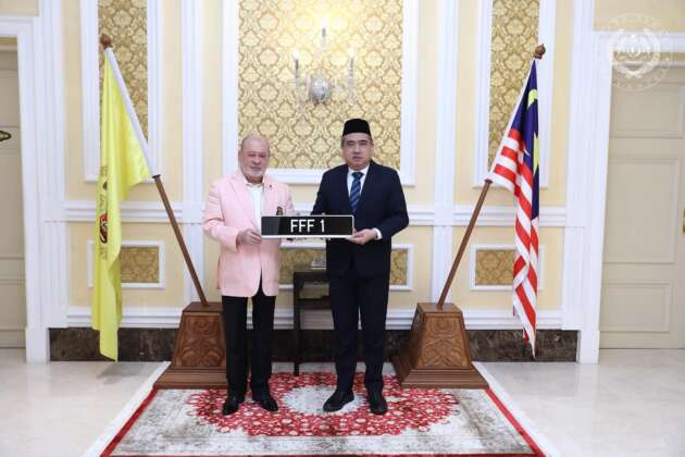 Nombor plat FFF 1 milik YDP Agong Sultan Ibrahim – bidaan tertinggi dalam sejarah cecah RM1.75 juta