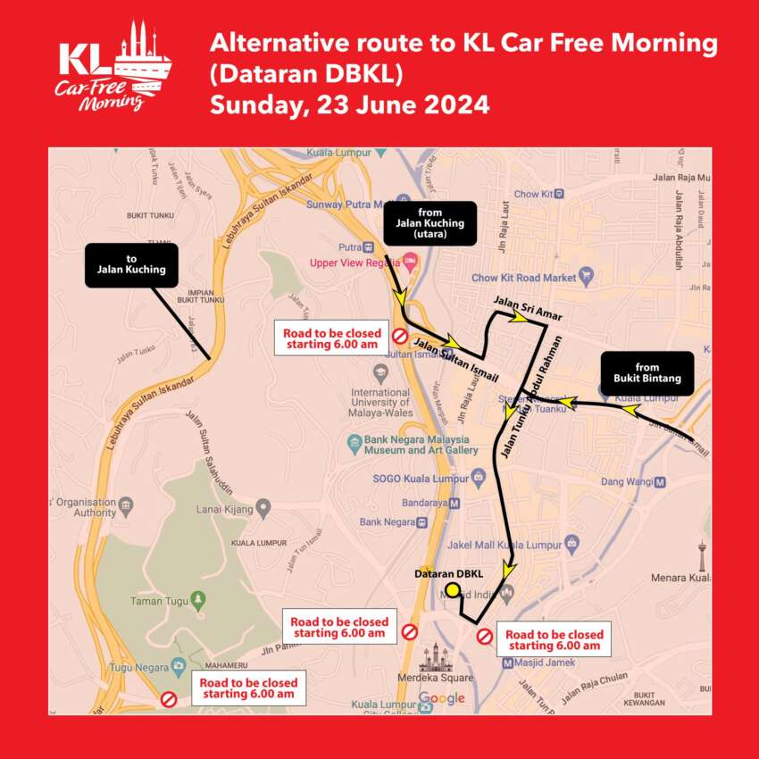 Toyota Outrun 2024 happens at Dataran Merdeka this Sunday, but KL Car Free Morning is not cancelled 1779793