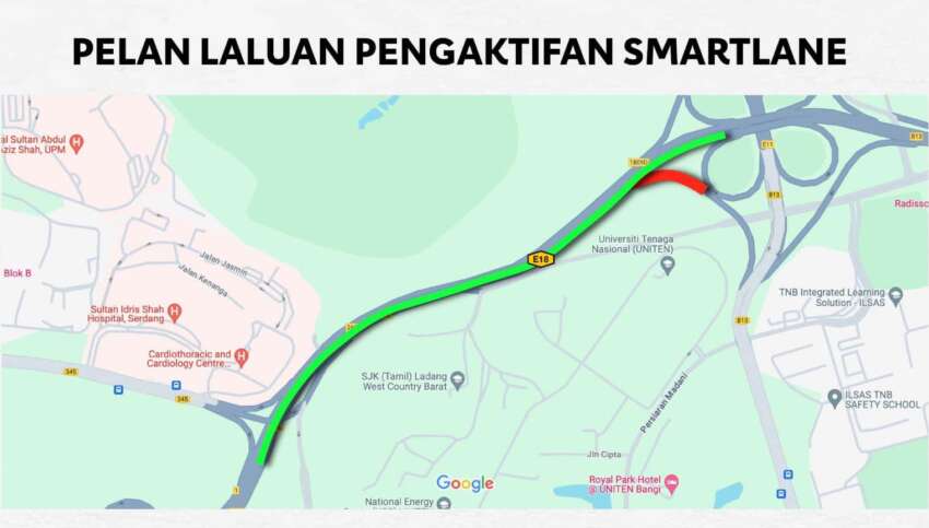 Smartlane for Kajang Silk to SKVE highways, 12h daily 1780750