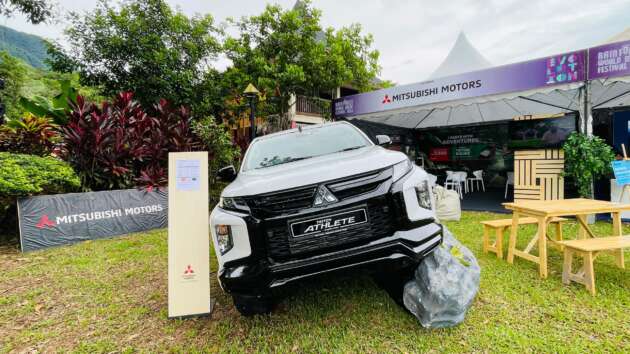 Mitsubishi Triton cars are sold at preferential prices at the Rainforest World Music Festival in Sarawak