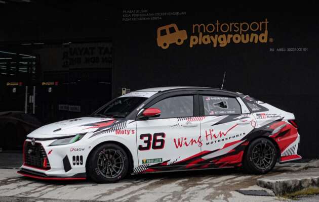 Toyota Vios NGC102 MTC Wing Hin Motorsport missing for MCS 2024 in level 2