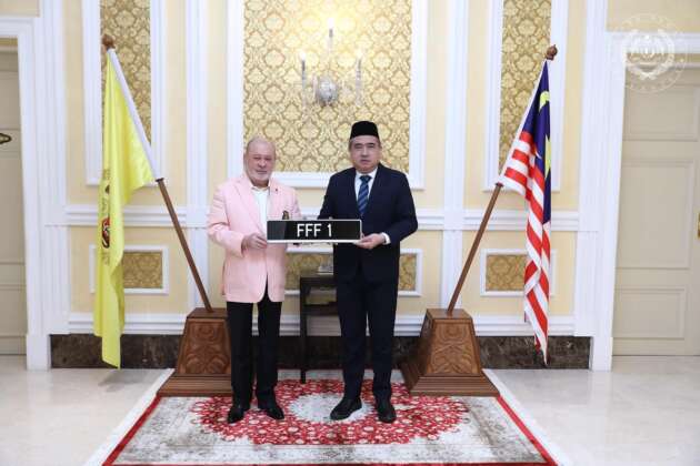 FFF 1 number plate belongs to Yang di-Pertuan Agong Sultan Ibrahim; RM1.75m bid now highest in Malaysia