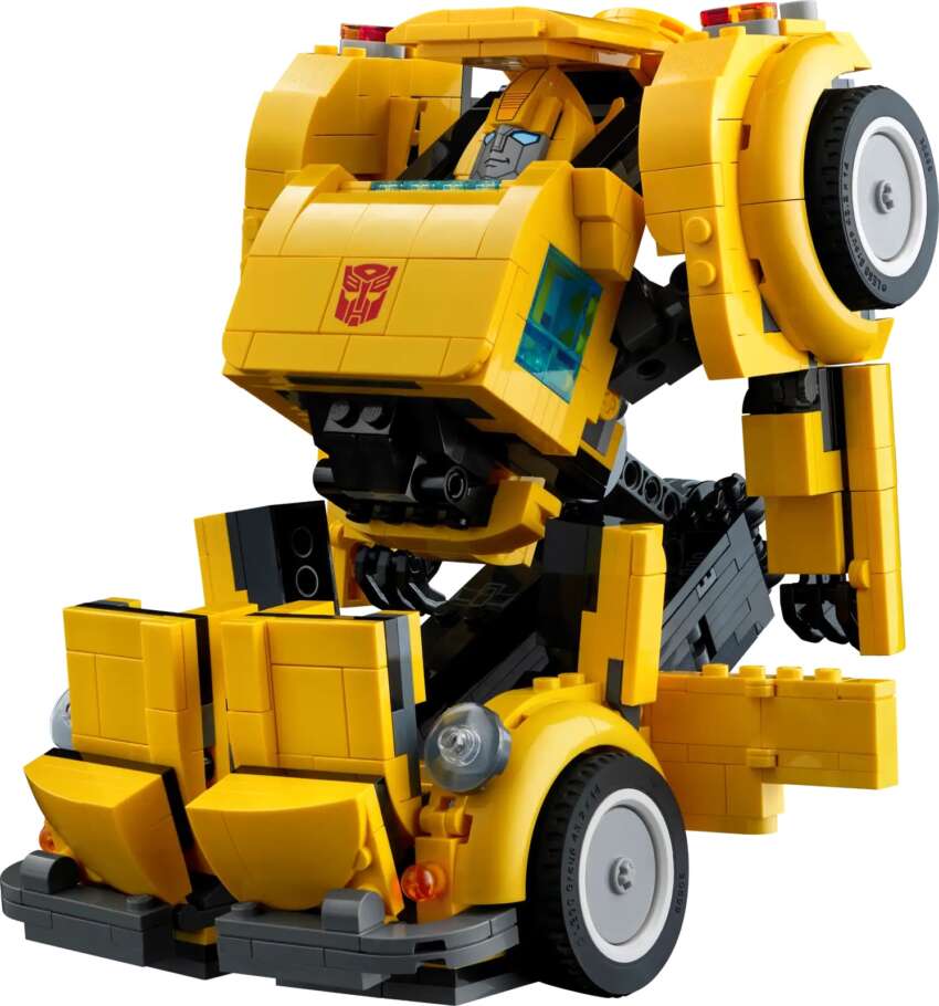 Lego 10338 Transformers Bumblebee – 950 pieces set transforms into a yellow Volkswagen Beetle 1783848