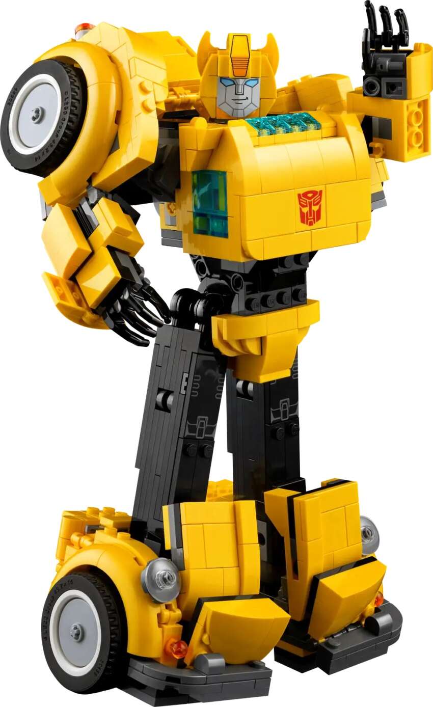 Lego 10338 Transformers Bumblebee – 950 pieces set transforms into a yellow Volkswagen Beetle 1783846