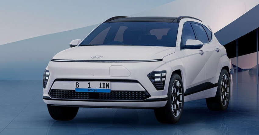 2024 Hyundai Kona Electric is a CKD EV in Indonesia, including batteries – up to 602 km range; from RM145k 1790991