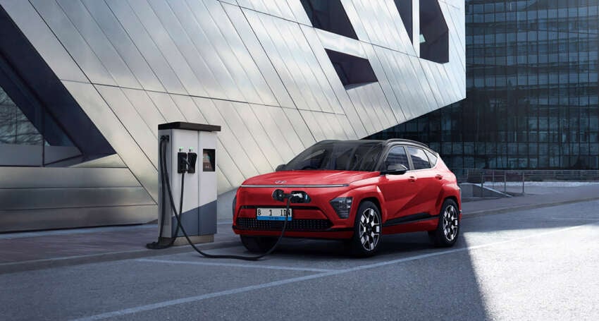 2024 Hyundai Kona Electric is a CKD EV in Indonesia, including batteries – up to 602 km range; from RM145k 1790999