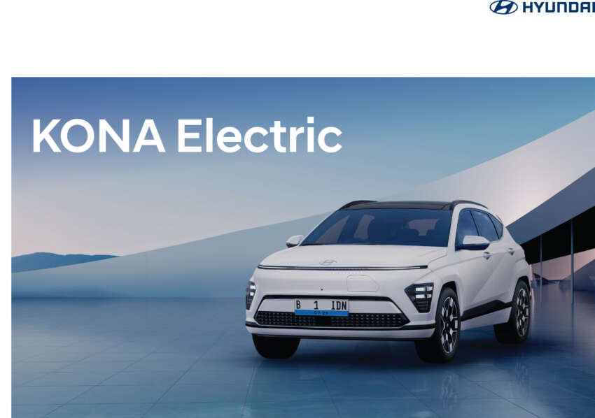2024 Hyundai Kona Electric is a CKD EV in Indonesia, including batteries – up to 602 km range; from RM145k 1791010