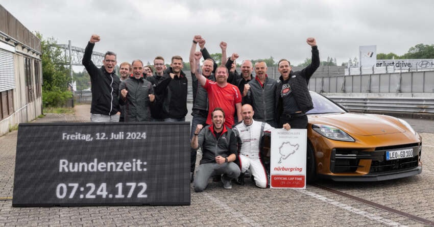 2024 Porsche Panamera sets new Nürburgring lap record for production executive cars – 7:24.17 minutes 1790494
