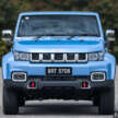 BAIC BJ40 Plus – luar macam Jeep Wrangler, dalam macam G-Wagen; harga dijangka RM180k-RM190k