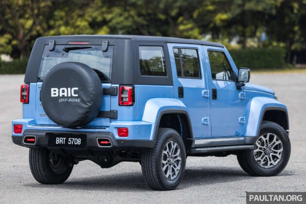 BAIC BJ40 Plus – luar macam Jeep Wrangler, dalam macam G-Wagen; harga dijangka RM180k-RM190k