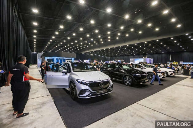 EVx 2024: Mercedes-Benz EQS580 SUV, EQE350+ SUV and sedan, EQB350 and EQA250 at Hap Seng Star
