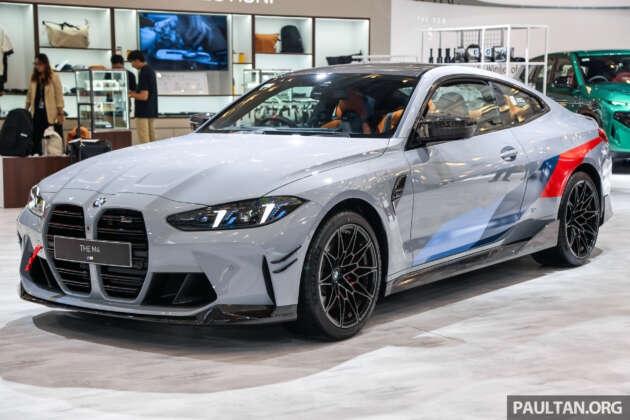 BMW M4 Competition Coupé facelift di GIIAS 2024