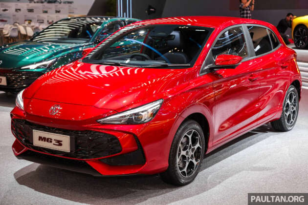 2024 MG3 Hybrid at GIIAS 2024 – 1.5L Atkinson-cycle petrol, 4.4l/100 km consumption; RM58k in Indonesia