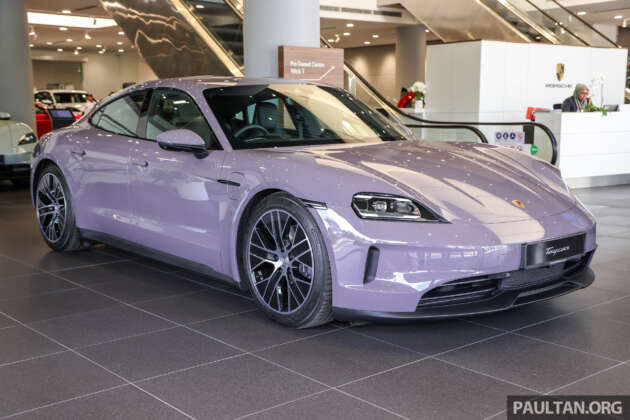 Porsche Taycan facelift 2024 di M’sia — lapan varian, hingga 1,034 PS, 678 km jarak EV, dari RM575k