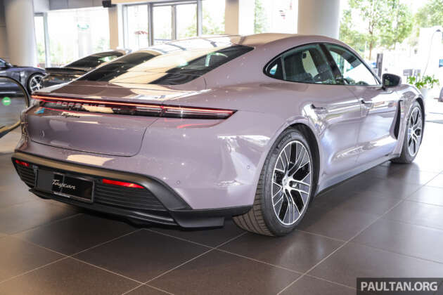 Porsche Taycan facelift 2024 di M’sia — lapan varian, hingga 1,034 PS, 678 km jarak EV, dari RM575k