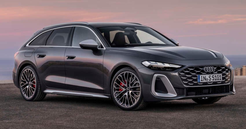 2025 Audi A5 sedan, Avant debut – new name for ICE-powered A4 successor; digital assistant with ChatGPT 1796320