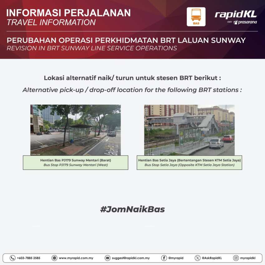 BRT Sunway to operate on street level on July 28 – elevated track used for Sunway Rapid KL Good Run 1795686