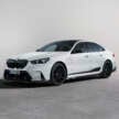 BMW M5 G90 2024 dengan barangan M Performance Parts – kit badan gentian karbon dan pelbagai aksesori
