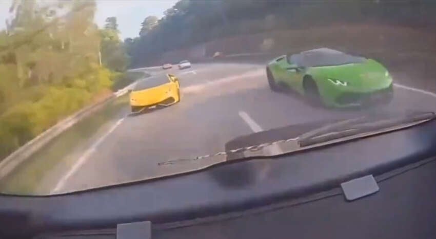 Lamborghini Huracan crashes, catches fire on Kuala Lumpur-Karak highway; results in death and injury 1783391