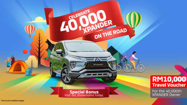 Mitsubishi Xpander production in Malaysia reaches 40k milestone – 40,000th buyer to get RM10k holiday