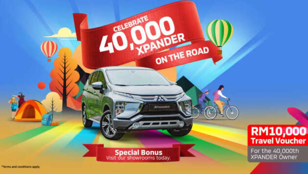 Mitsubishi Xpander capai angka pengeluaran ke-40k — pemilik bertuah akan nikmati percutian bernilai RM10k