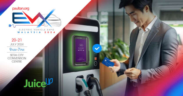 EVx 2024: Cas EV dengan JuiceUp — bayar di stesen pengecas mana pun dengan menggunakan kad