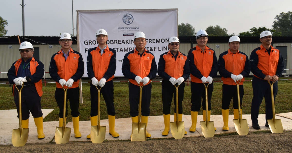 Proton breaks ground on new stamping lines in Tg Malim – Saga production to move from Shah Alam