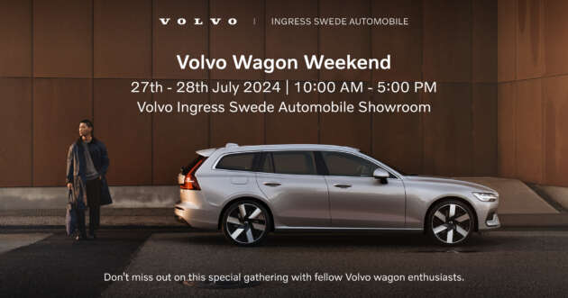 Have a Wagon Weekend at Ingress Swede Automobile Mutiara Damansara with the Volvo V60, and more