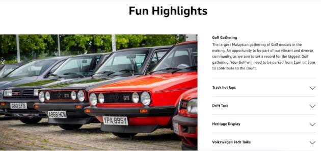 Volkswagen Golf Fan Fest 2024 celebrates 50 years of the icon – free party at Sepang, Aug 24, open to public