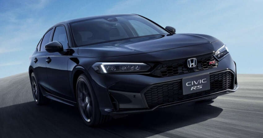 2024 Honda Civic facelift for Japan – hatchback only; new RS variant with six-speed manual, 1.5T added 1800279