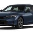 2024 Honda Civic facelift for Japan – hatchback only; new RS variant with six-speed manual, 1.5T added