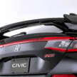 2024 Honda Civic facelift for Japan – hatchback only; new RS variant with six-speed manual, 1.5T added