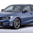 2024 Honda Civic facelift for Japan – hatchback only; new RS variant with six-speed manual, 1.5T added