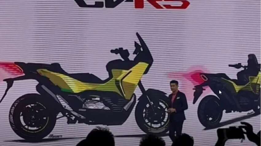 Kymco CV-R5 adventure scooter prototype shown 1801766